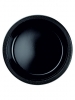 Tanjuri PLASTIC PLATES JET BLACK 10 kom