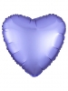Standard Silk Lustre Pastel Lilac Heart C16