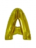 Large Letter A Gold Foil Balloon N34