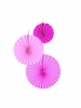 Ukras FAN DECORATIONS HOT PINK PAPER 18/30/38cm