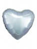 Standard Metallic Silver Foil Heart C16