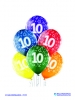 Balon latex D11 10th Birthday 6 komada