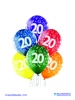 Balon latex D11 20th Birthday 6 komada