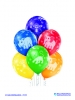 Balon latex D11 Zoo Animals 6 kom